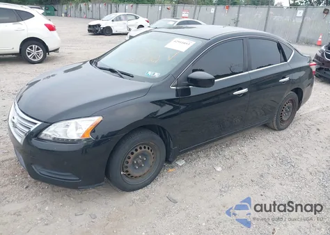 2013 Nissan Sentra S/Sv/Sr/Sl z USA, uszkodzony, nr VIN 1N4AB7AP7DN908687